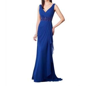 NEW CAMERON BLAKE evening dress in royal blue